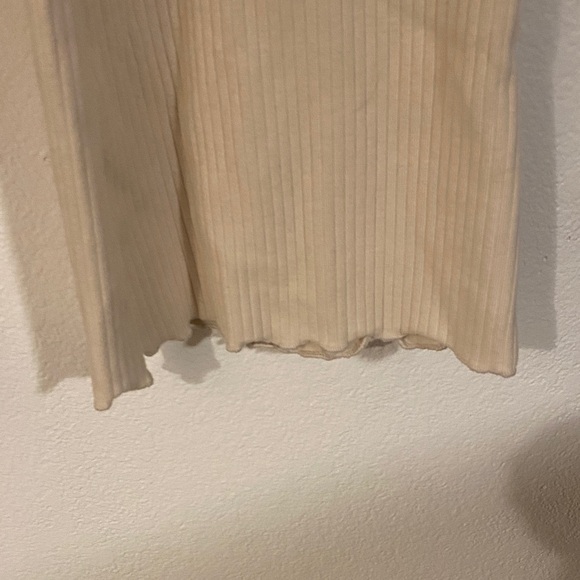 Cream Flared Pants - Picture 2 of 4